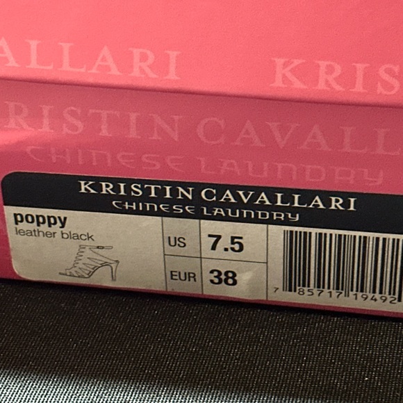 Chinese Laundry Black Strappy Heels - Picture 5 of 5